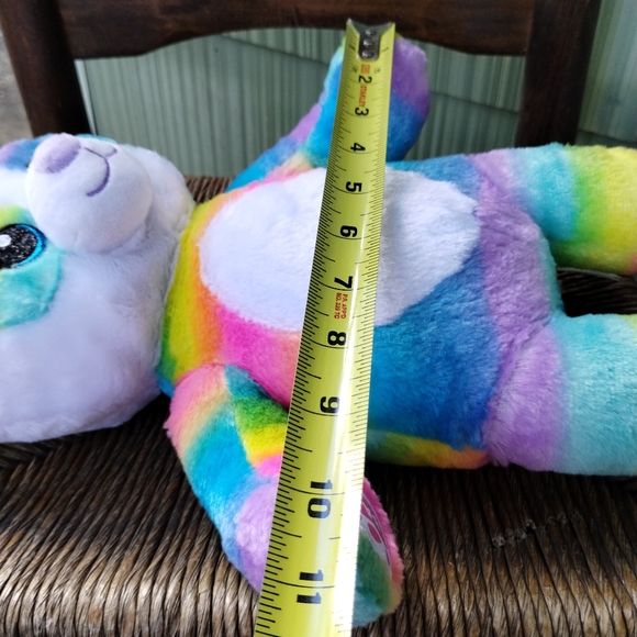 BUILD A BEAR Rainbow Friends Panda Bear Plush Multicolor Doll Stuffed Animal Toy - Picture 14 of 15
